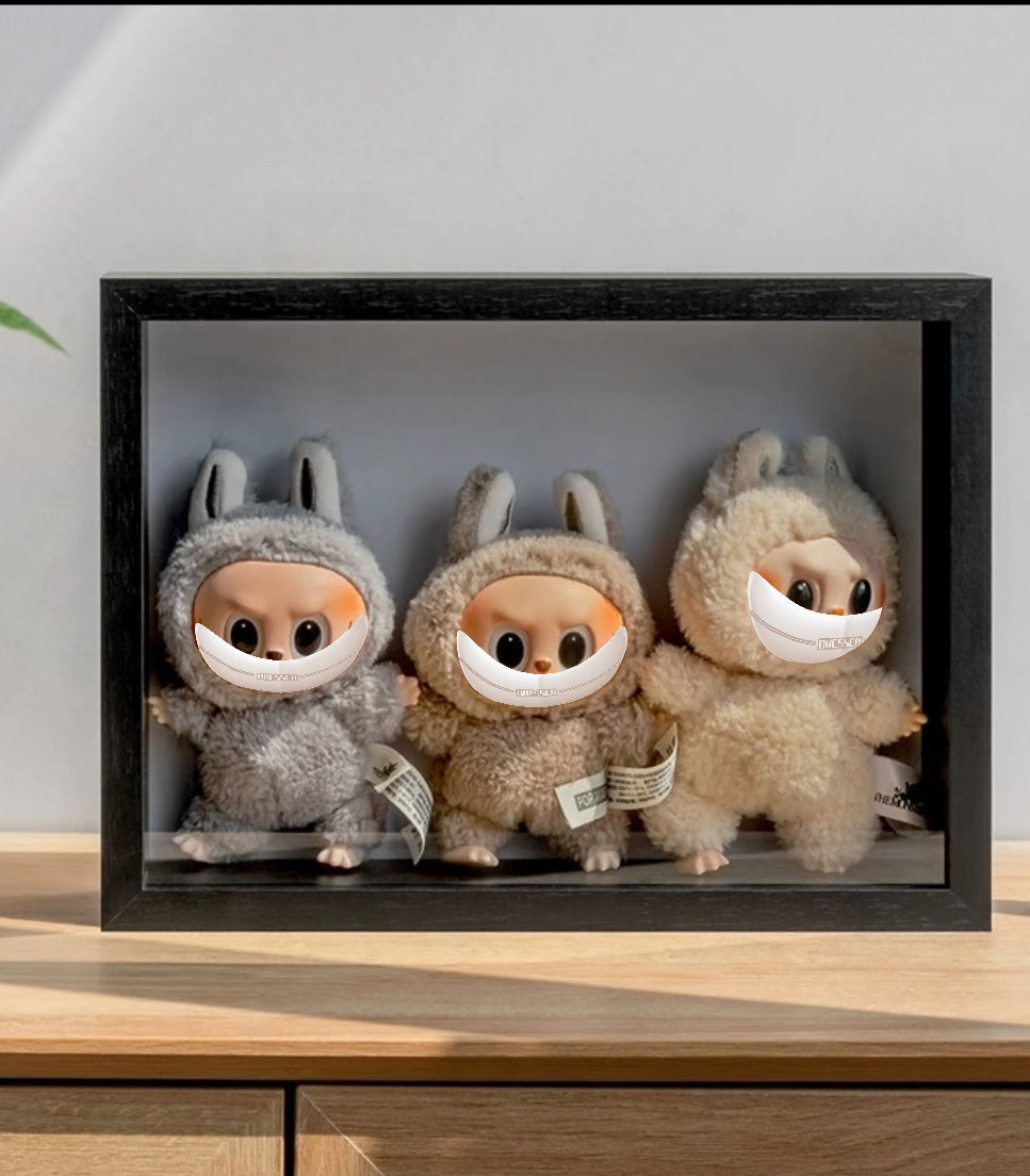 For Labubu Display Case & Storage Stand - Premium Showcase Box for Doll Collections (Case Only, No Doll Included)