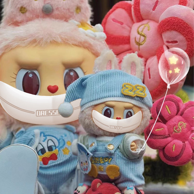 Bib Pants Suit Baby Clothes For 17cm LABUBU