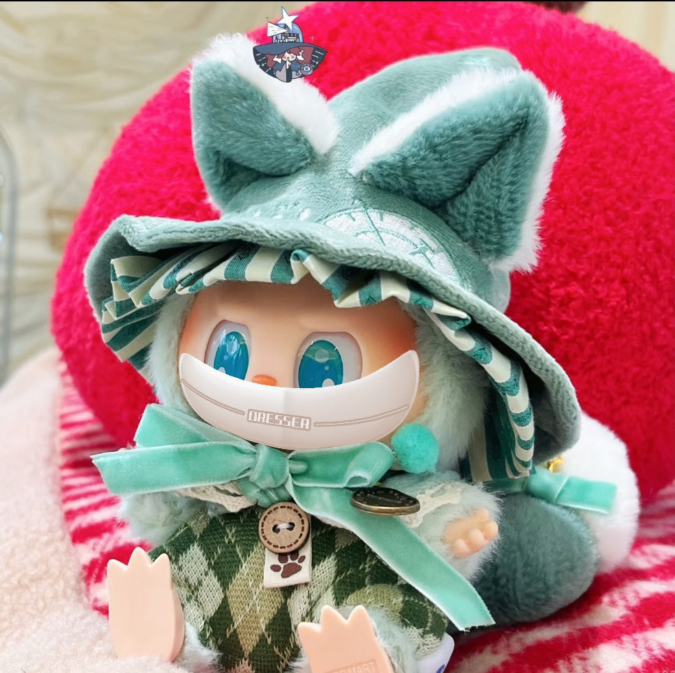For Labubu Doll Clothes - Fits 10cm Vinyl Figures, Fashion Outfits Only (Doll Not Included)-074