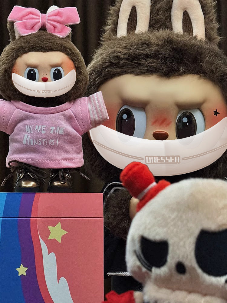 Valentine's Day baby clothes for 17cm LABUBU