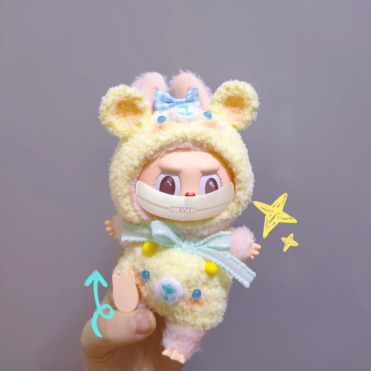 For LABUBU 17cm Doll Clothes – Figure Not Included-034
