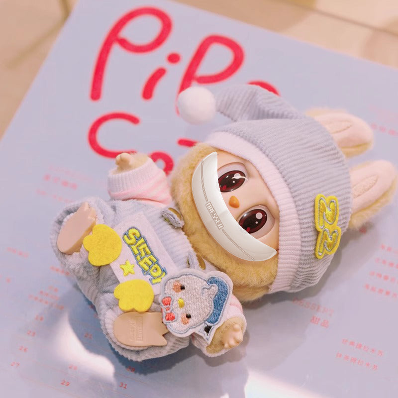 Bib Pants Suit Baby Clothes For 17cm LABUBU