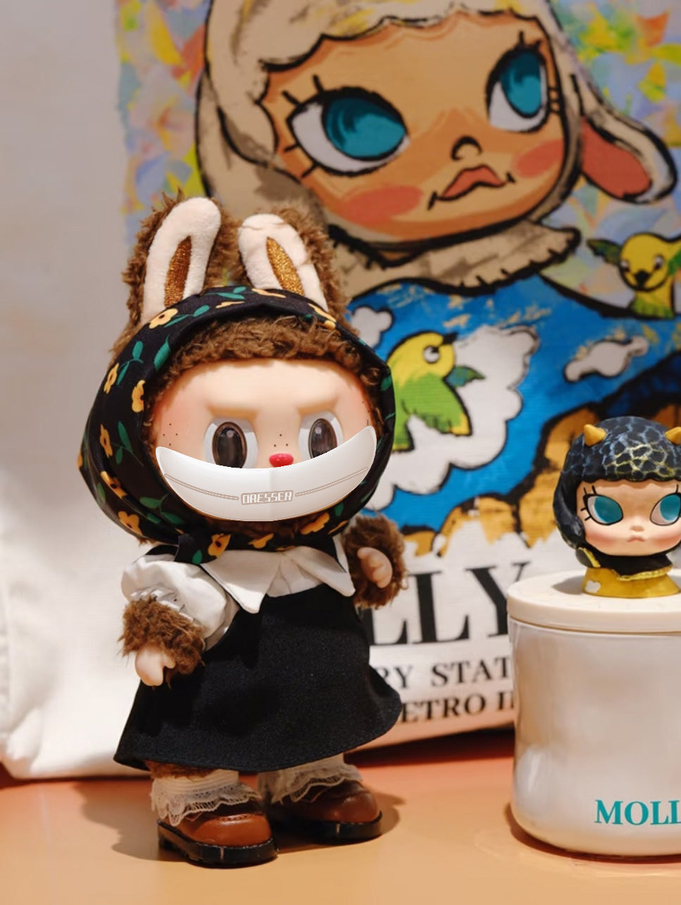 For Labubu Doll Clothes - Fits 17cm Vinyl Figures, Fashion Outfits Only (Doll Not Included)-072