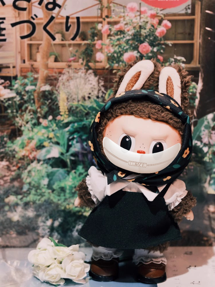 Little Black Dress Baby Clothes for 17cm LABUBU