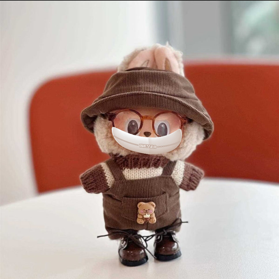 For Labubu Doll Clothes - Fits 17cm Vinyl Figures, Fashion Outfits Only (Doll Not Included)-078