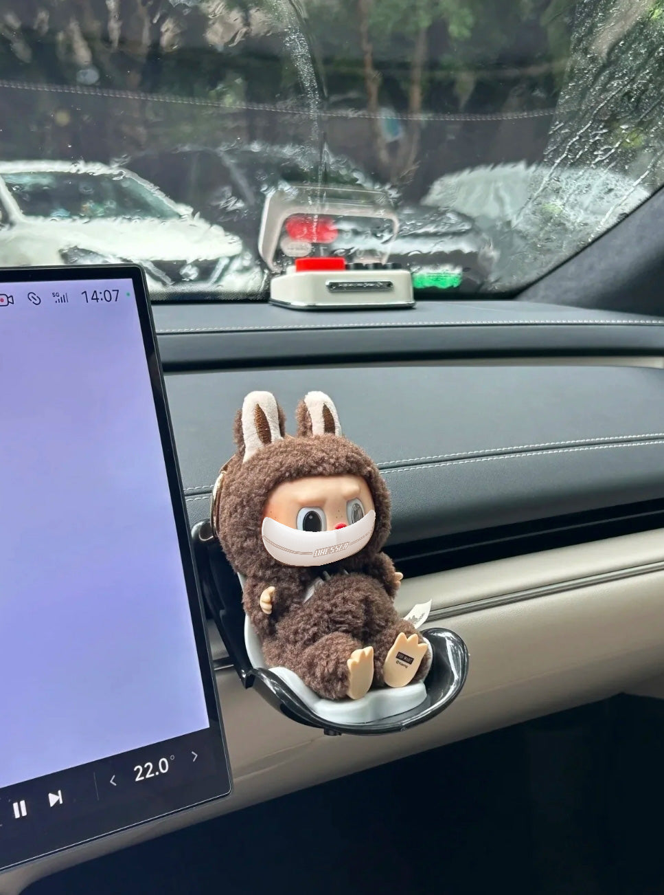 For Labubu Doll Car Seat - Miniature Chair for 17cm Figures (Seat Only, Doll Not Included)
