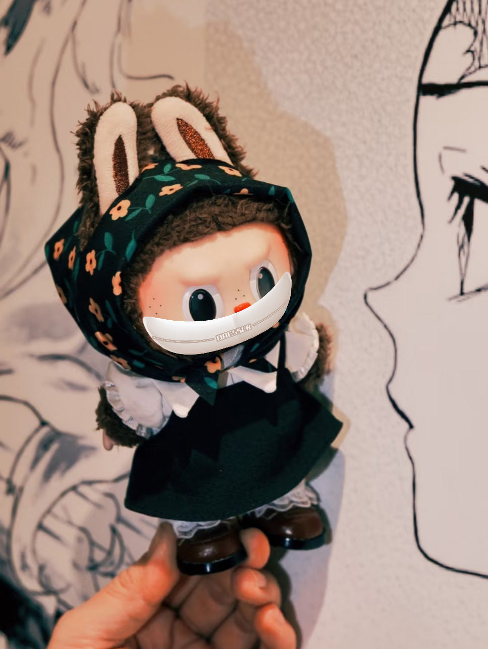 For Labubu Doll Clothes - Fits 17cm Vinyl Figures, Fashion Outfits Only (Doll Not Included)-072