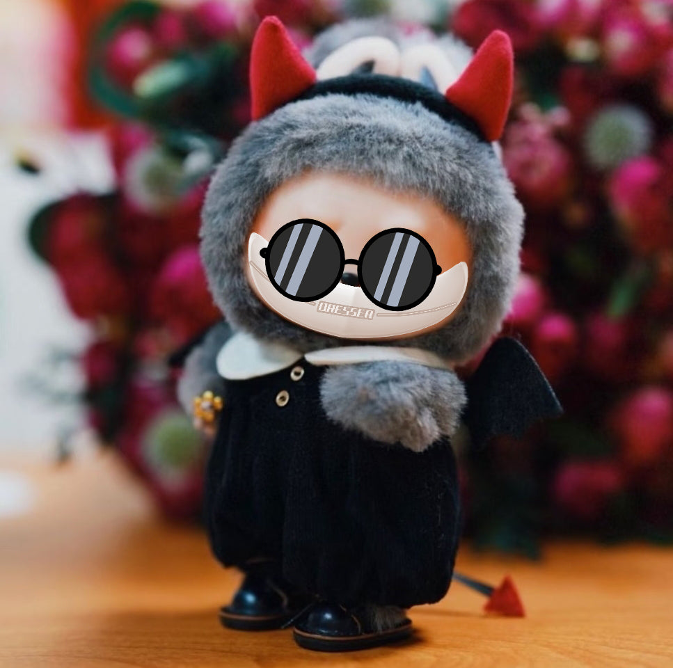 For Labubu Doll Clothes - Fits 17cm Vinyl Figures, Fashion Outfits Only (Doll Not Included)-082