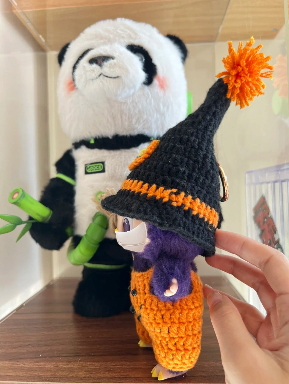 For Labubu Halloween Costume - Spooky Miniature Outfit for 17cm Dolls (Clothing Only, Doll Not Included)-070