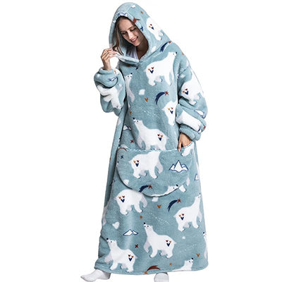 Family Christmas Pajamas——Wearable blanket